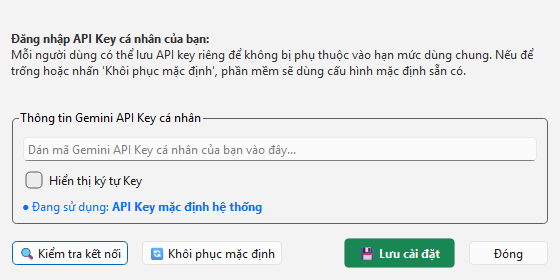 03 Cài đặt API key