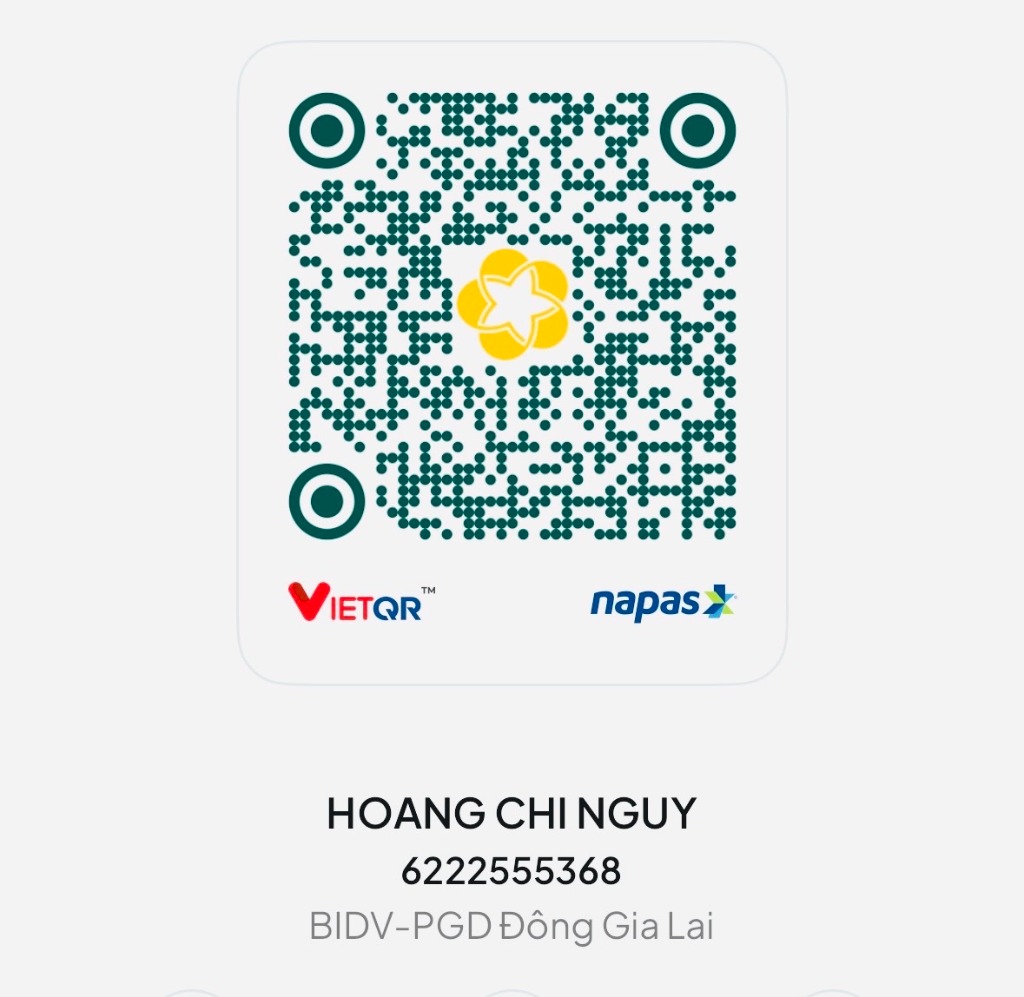 Mã QR Chuyển Khoản BIDV